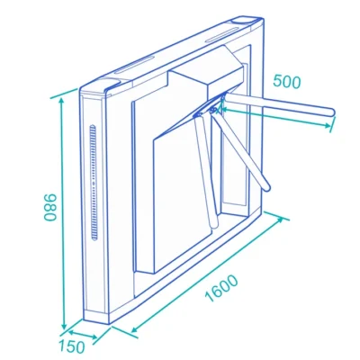 dsn 10 tripod gate dimensions